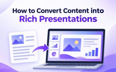 How to Convert Content into Rich Presentations