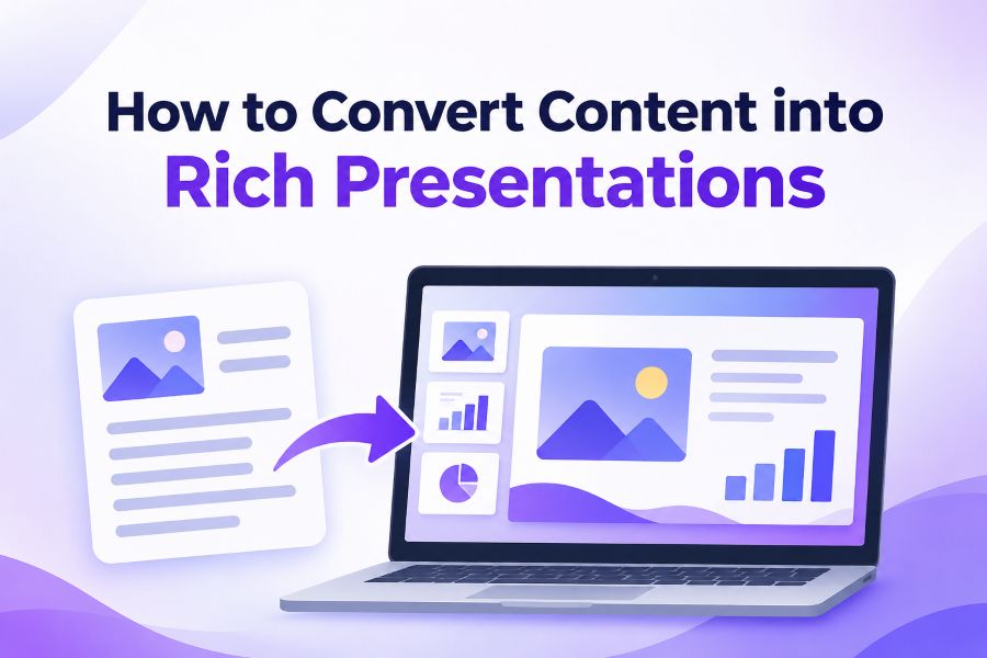 How to Convert Content into Rich Presentations How to Convert Content into Rich Presentations